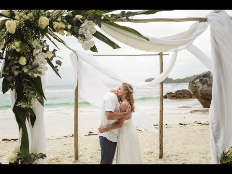 Bryllupsfilm: En stille ceremoni for to, Baie Lazare, Mahé